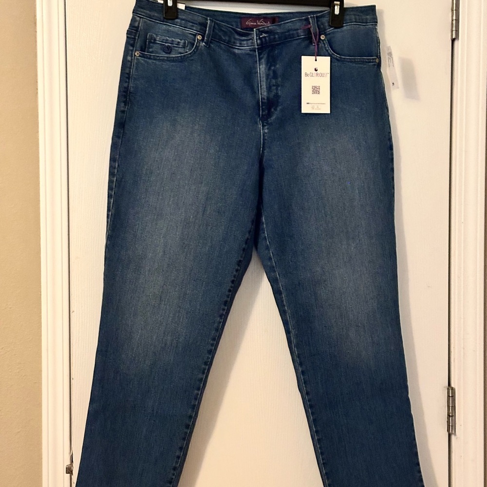 Gloria Vanderbilt Women's Medium Blue Skinny Jeans
